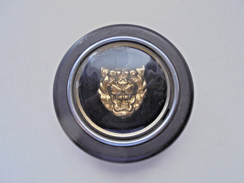 Hupenknopf jaguar schwarz - schwarz, Ø