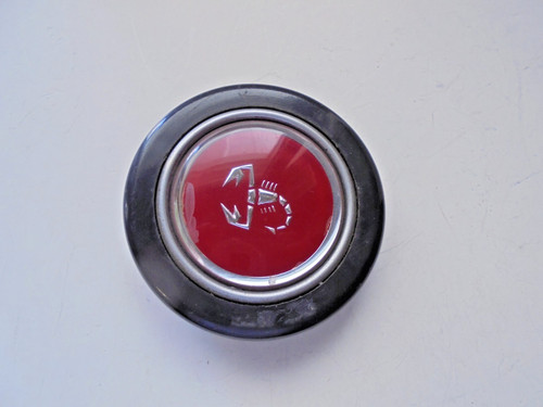 Hupenknopf abarth schwarz - hupenknopf, Ø