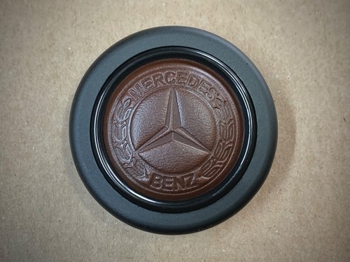 Leder hupenknopf leather horn - leder,