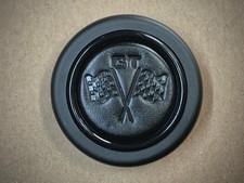 Leder Hupenknopf Leather Horn